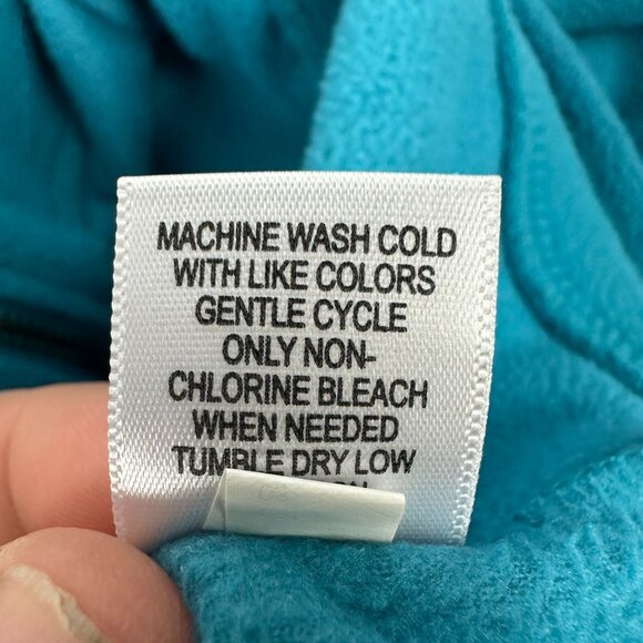 Mossimo Womens Teal Zip-Up Hooded Jacket Size 16W Polyester With Pockets - Picture 5 of 5